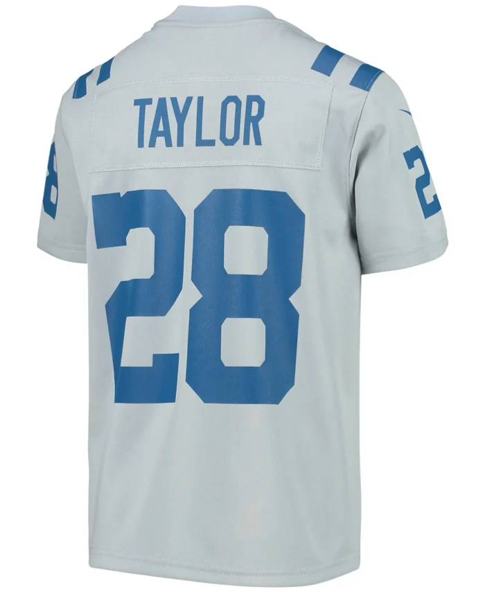 Jonathan Taylor Indianapolis Colts Youth Inverted Team Game Jersey - Gray
In Stock - This item will ship within 2 business days.