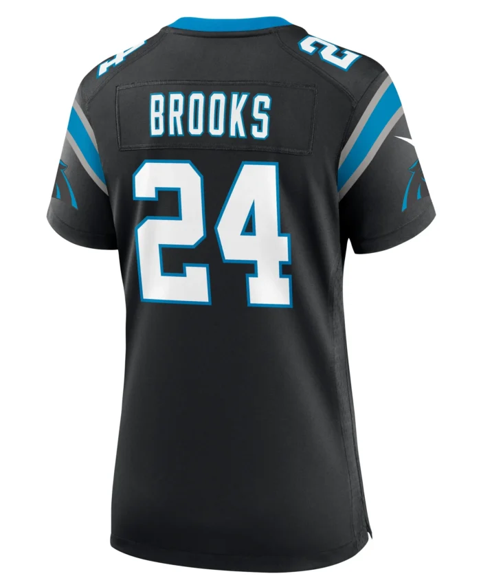 Jonathon Brooks Carolina Panthers Women's  Game Jersey -  Black