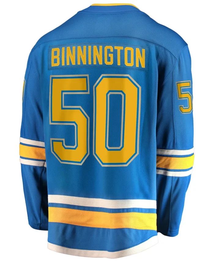 Jordan Binnington St. Louis Blues Fanatics Alternate Premier Breakaway Player Jersey - Blue