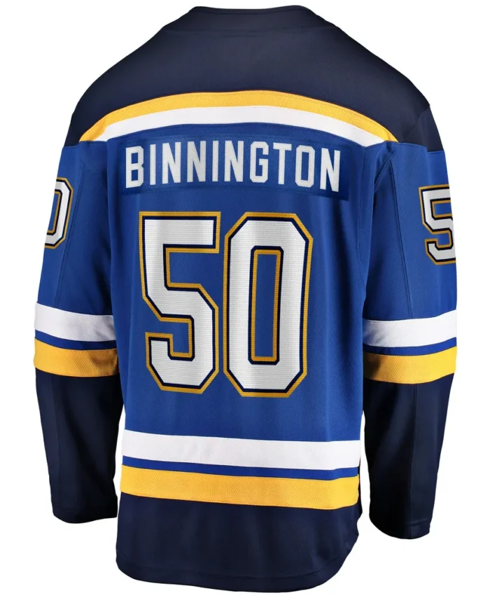 Jordan Binnington St. Louis Blues Fanatics Breakaway Home Jersey - Blue