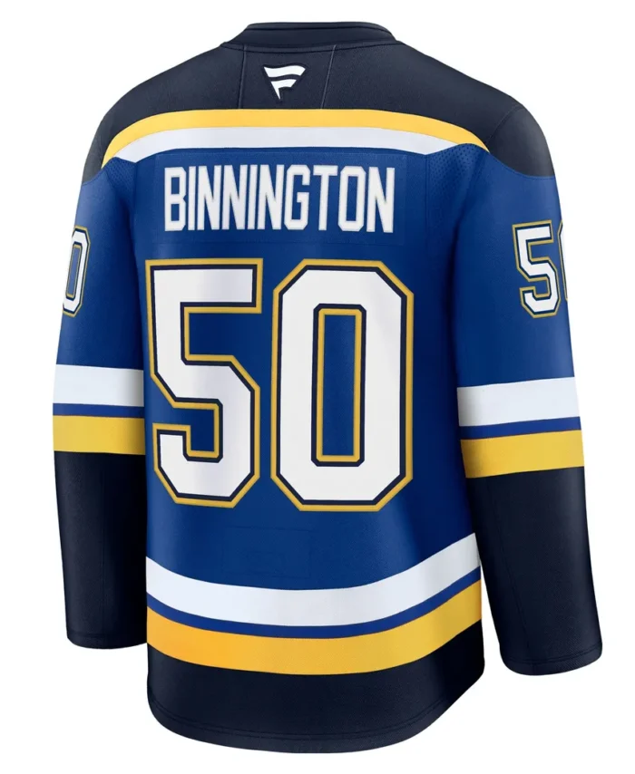 Jordan Binnington St. Louis Blues Fanatics Home Premium Jersey - Blue