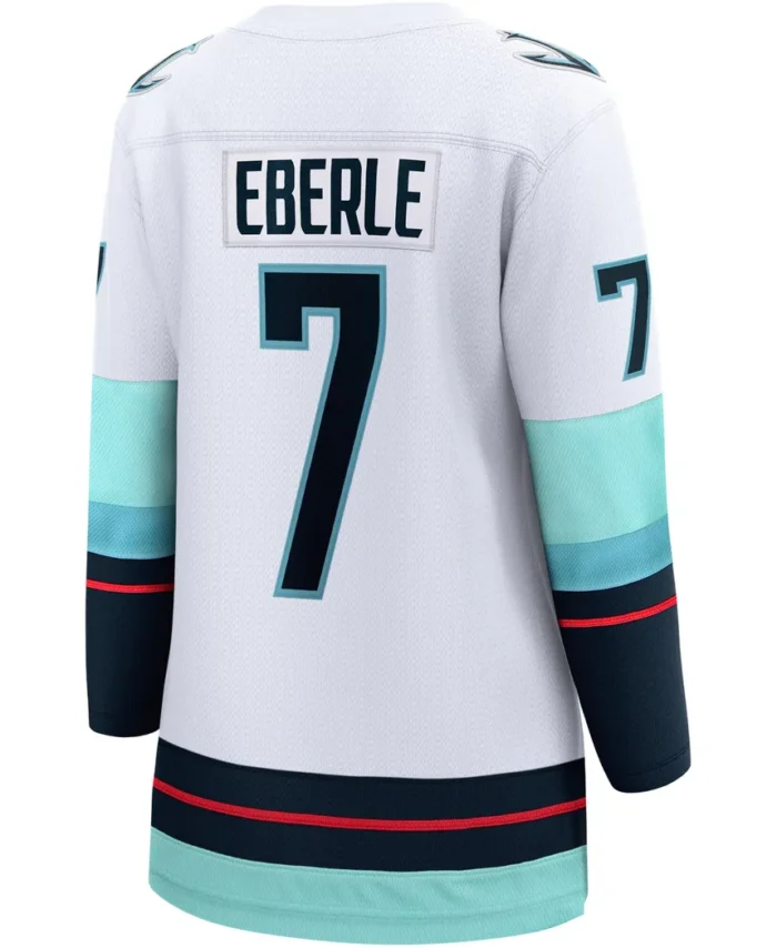 Jordan Eberle Seattle Kraken Fanatics Women Away Premier Breakaway Player Jersey - White