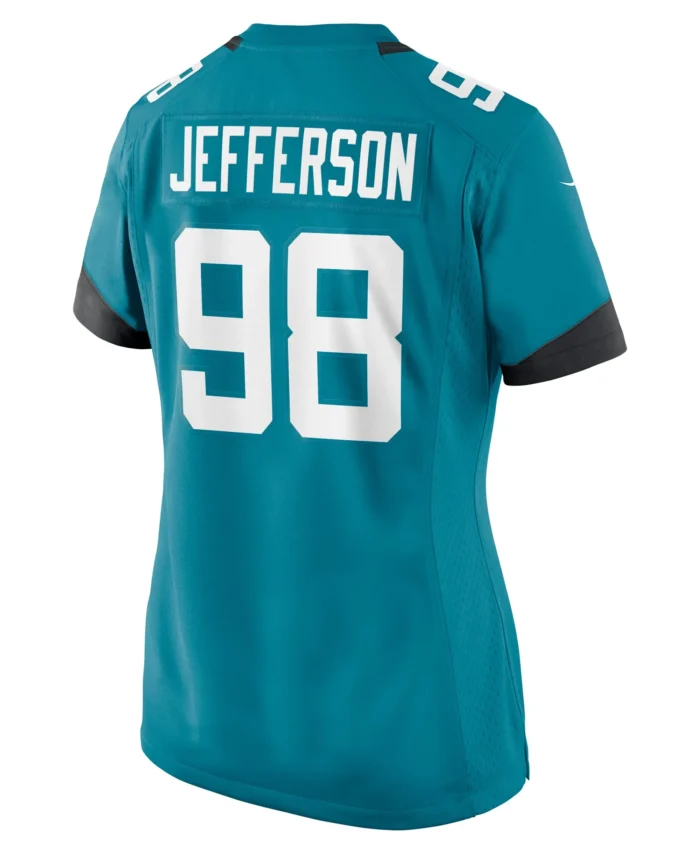 Jordan Jefferson Jacksonville Jaguars Women's  Game Jersey -  Teal