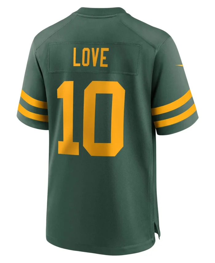 Jordan Love Green Bay Packers Alternate Game Jersey -  Green