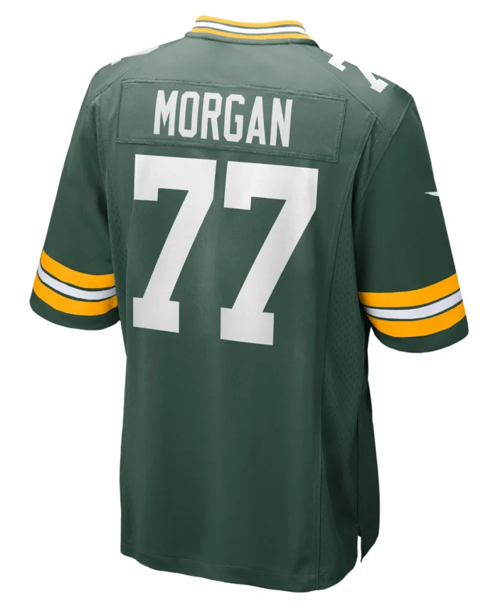 Jordan Morgan Green Bay Packers  Game Jersey -  Green