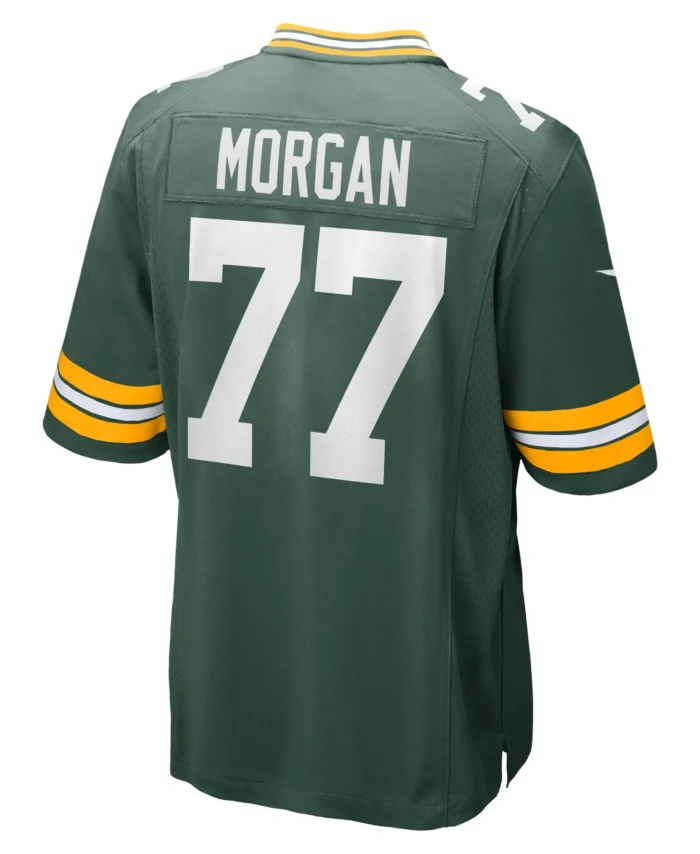 Jordan Morgan Green Bay Packers  Player Game Jersey - Green