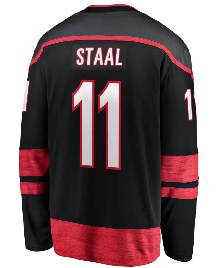 Jordan Staal Carolina Hurricanes Fanatics Home Captain Patch Breakaway Player Jersey - Black