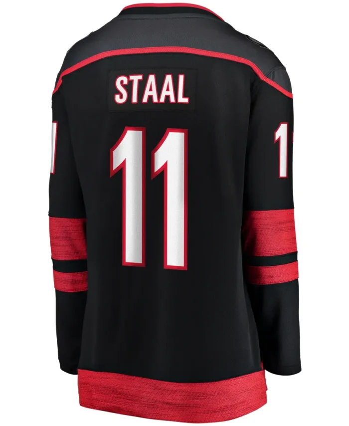 Jordan Staal Carolina Hurricanes Fanatics Women Home Captain Patch Breakaway Player Jersey - Black