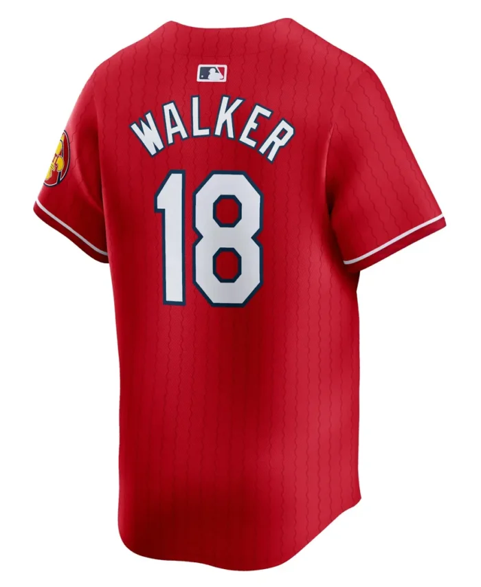 Jordan Walker St. Louis Cardinals 2024 City Connect Limited Player Jersey - Red