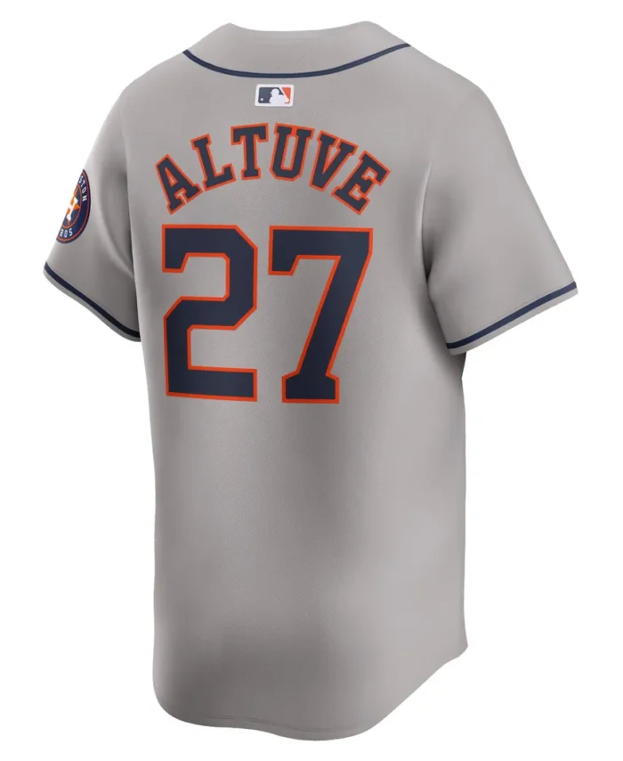 Jose Altuve Houston Astros Away Limited Player Jersey - Gray