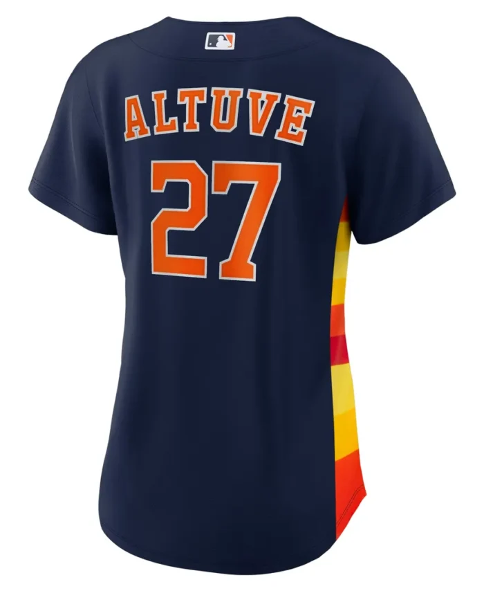 Jose Altuve Houston Astros Women Alternate Replica Player Jersey - Navy
