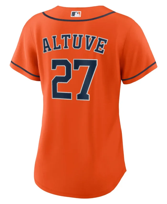 Jose Altuve Houston Astros Women Alternate Replica Player Jersey - Orange