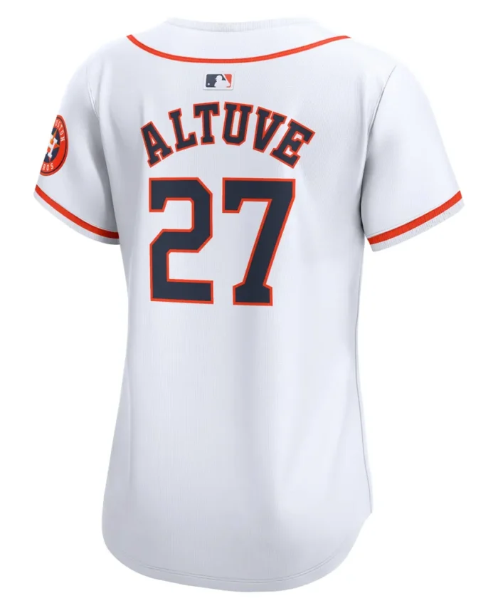 Jose Altuve Houston Astros Women Home Limited Player Jersey - White