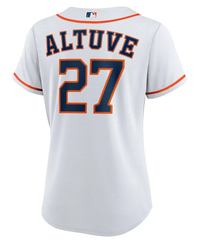 Jose Altuve Houston Astros Women Home Replica Player Jersey - White