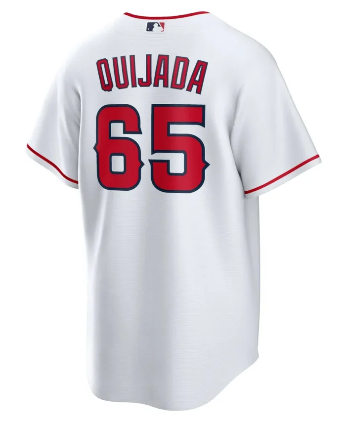 Jose Quijada Los Angeles Angels Home  Replica Player Jersey - White