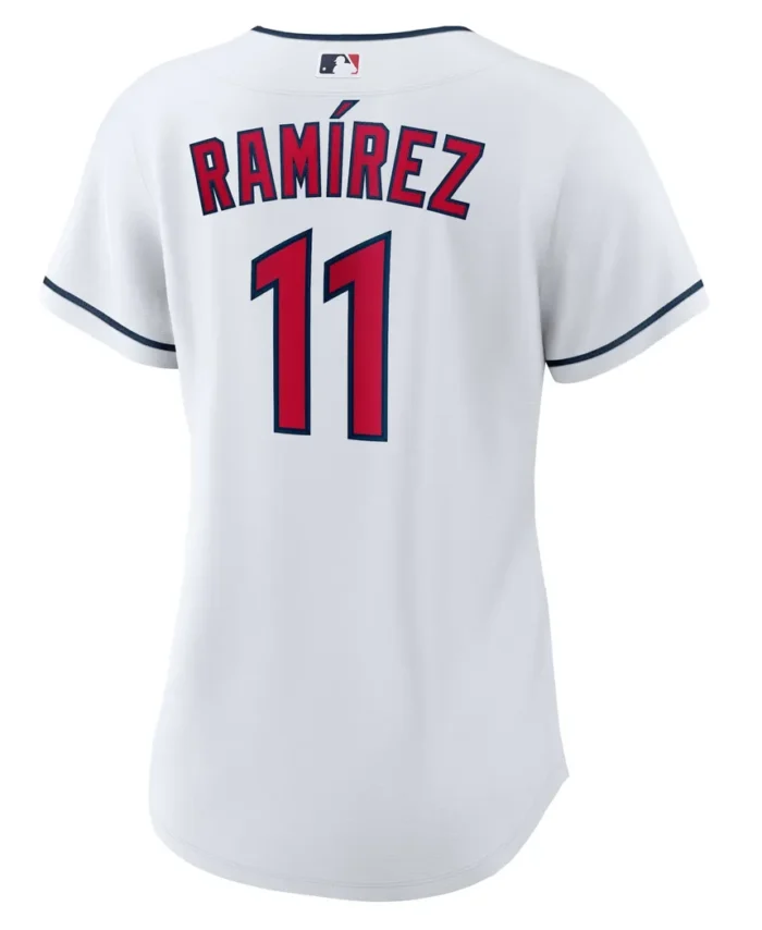 Jose Ramirez Cleveland Guardians Women Home Replica Player Jersey - White