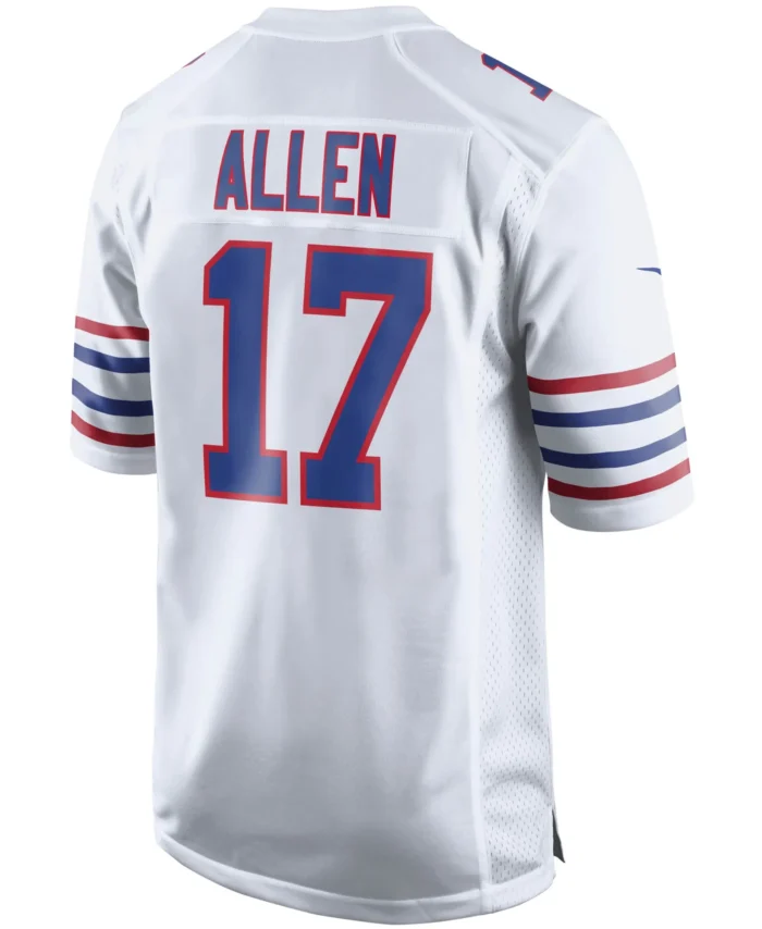 Josh Allen Buffalo Bills Alternate Game Player Jersey - White