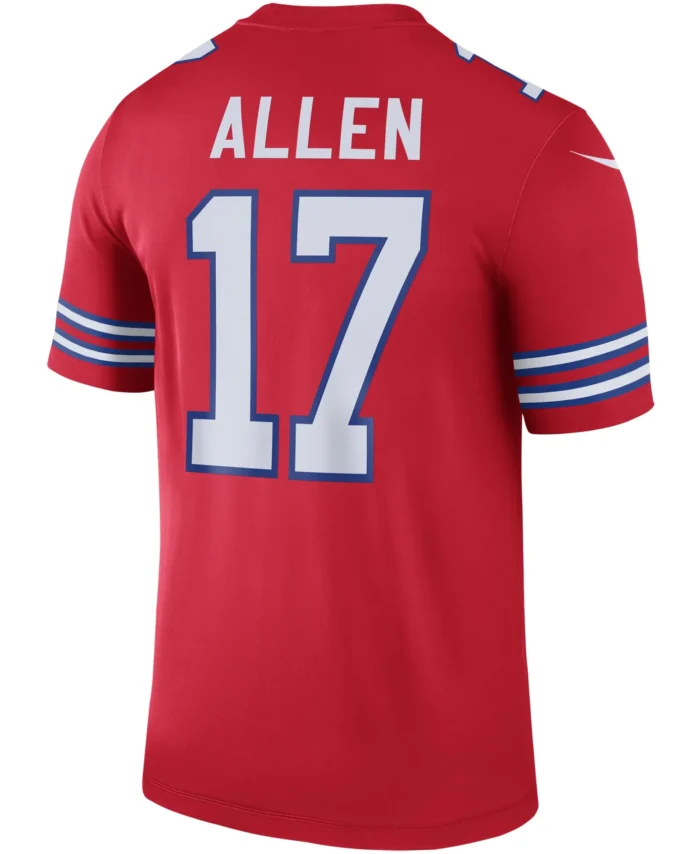 Josh Allen Buffalo Bills Alternate Legend Player Performance Top - Red