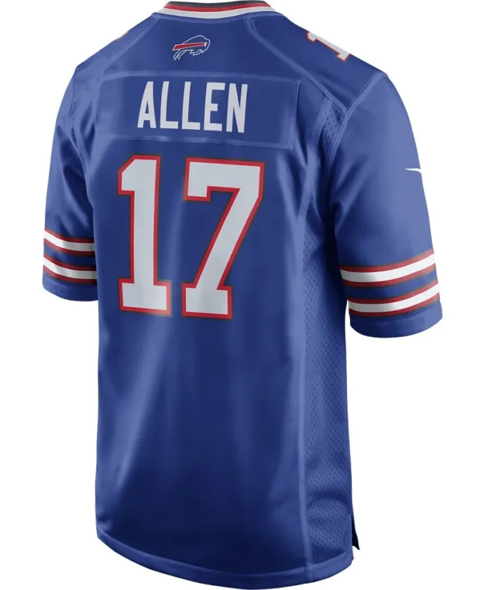 Josh Allen Buffalo Bills Game Player Jersey - Royal