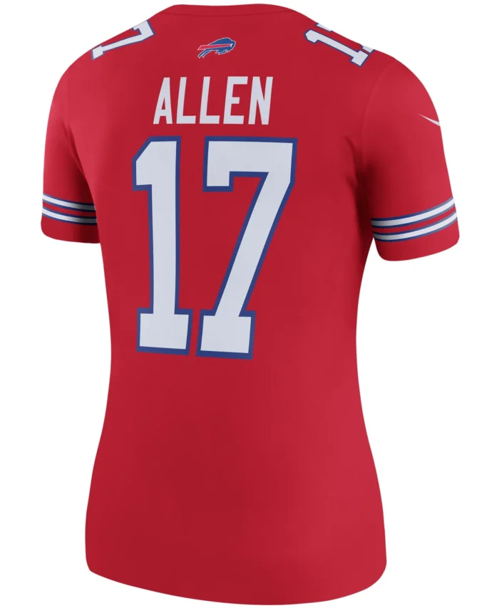 Josh Allen Buffalo Bills Women's Alternate Legend Player Performance Top -  Red