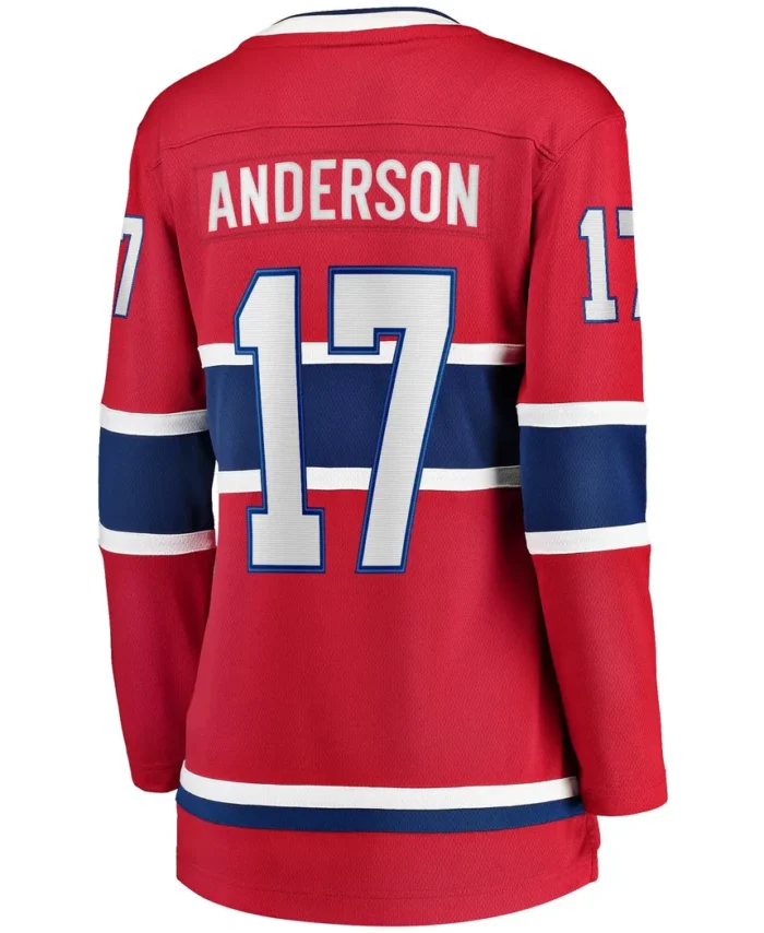 Josh Anderson Montreal Canadiens Fanatics Women Breakaway Player Jersey - Red