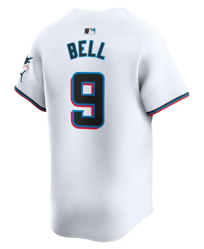 Josh Bell Miami Marlins Home Limited Player Jersey - White