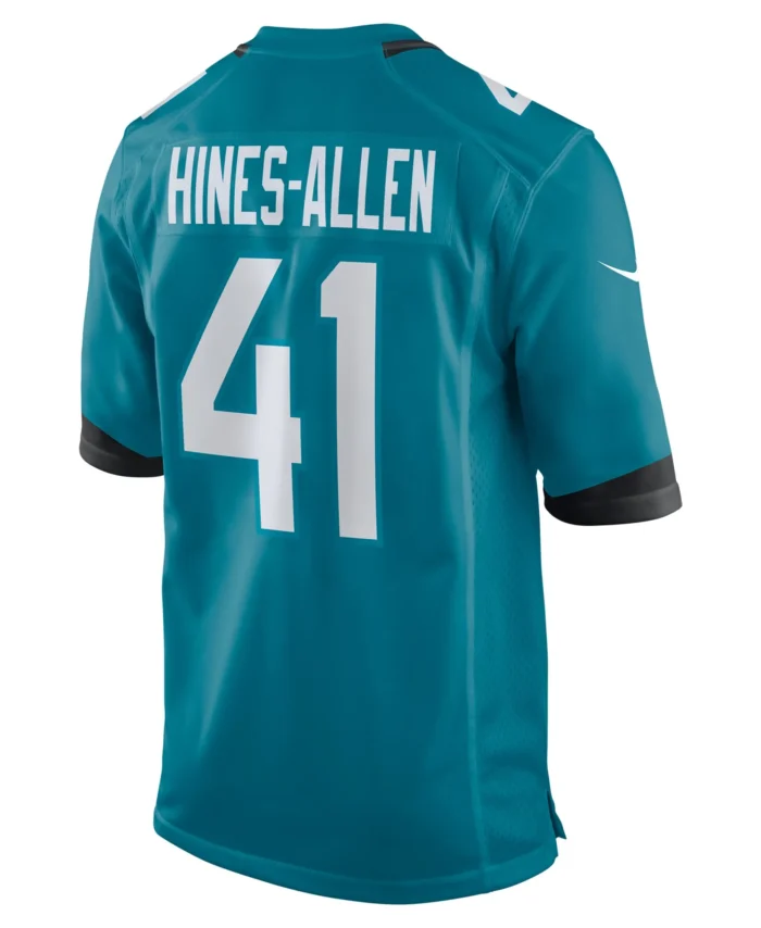 Josh Hines-Allen Jacksonville Jaguars Player Game Jersey - Teal