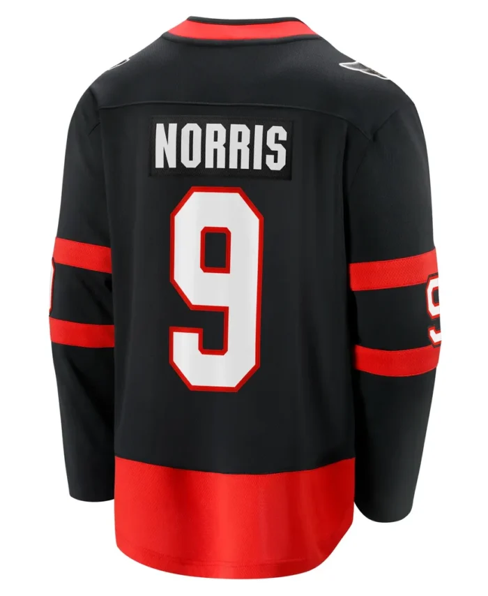 Josh Norris Ottawa Senators Fanatics Home Breakaway Jersey - Black