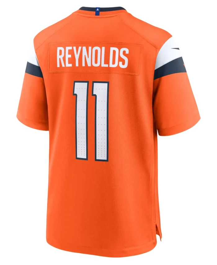 Josh Reynolds Denver Broncos Game Jersey -  Orange
