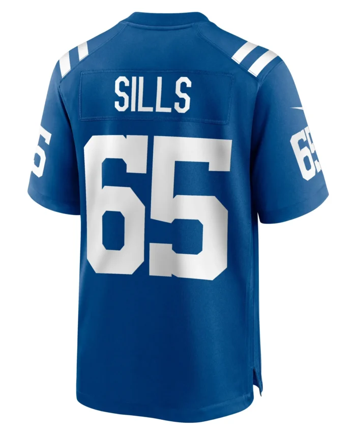 Josh Sills Indianapolis Colts Team Game Jersey -  Royal
