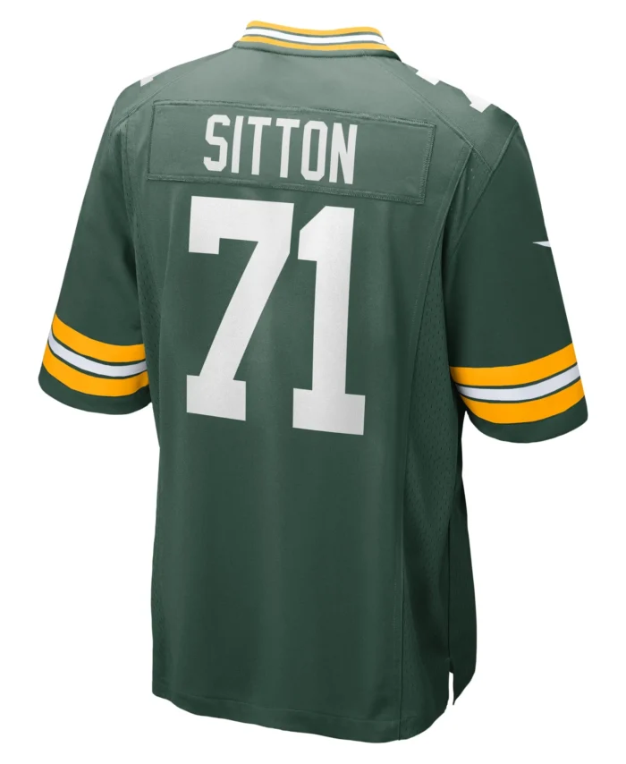 Josh Sitton Green Bay Packers Retired Game Jersey - Green