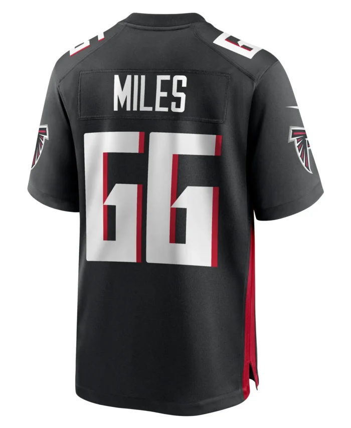 Joshua Miles Atlanta Falcons  Game Jersey -  Black