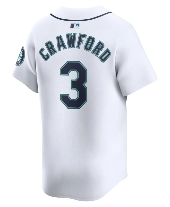 J.P. Crawford Seattle Mariners Home Limited Player Jersey- White