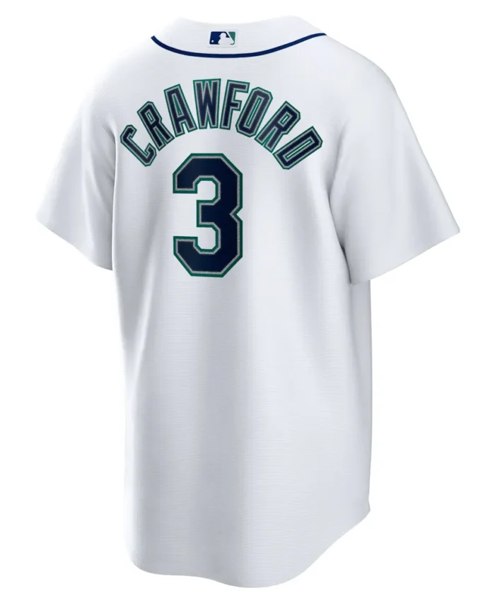 JP Crawford Seattle Mariners Home Replica Jersey- White