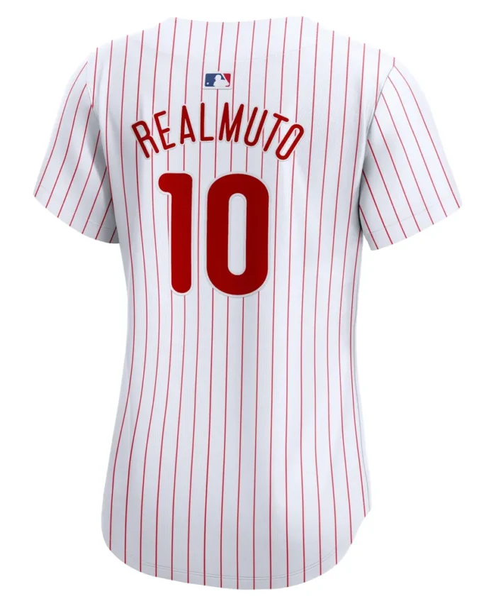 J.T. Realmuto Philadelphia Phillies Women Home Limited Player Jersey- White