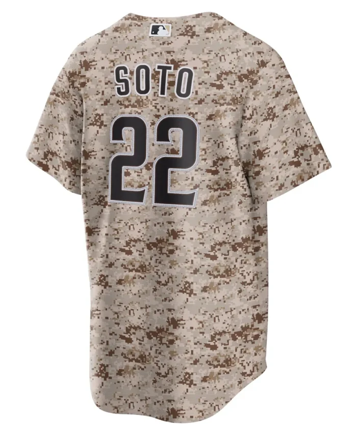 Juan Soto San Diego Padres USMC Alternate Replica Player Jersey- Camo