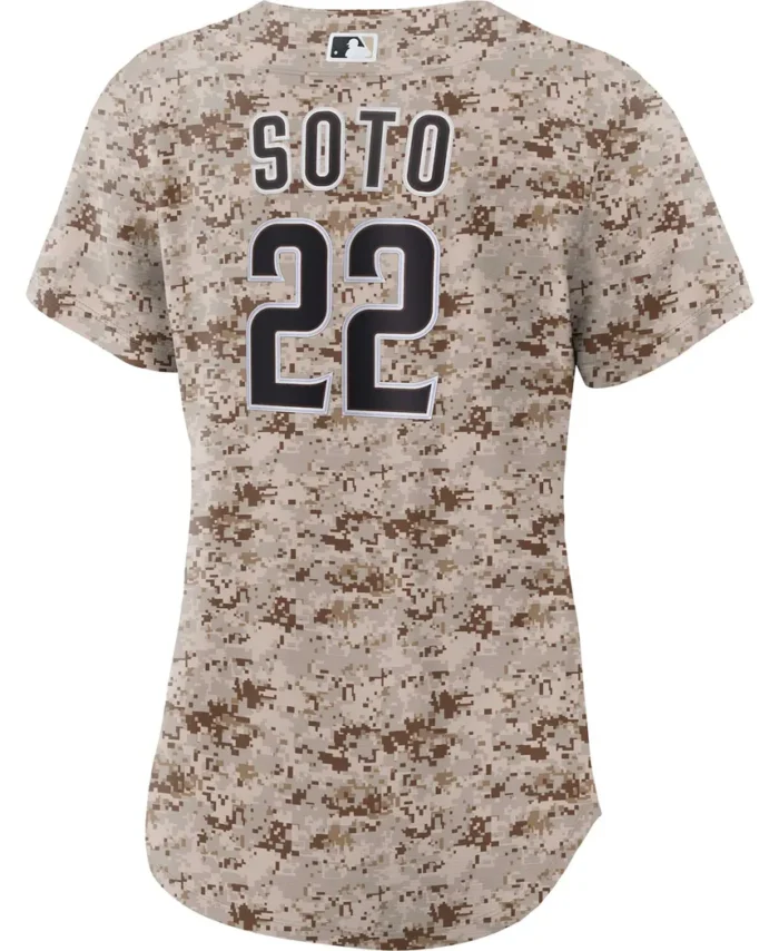 Juan Soto San Diego Padres Women USMC Alternate Replica Player Jersey - Camo