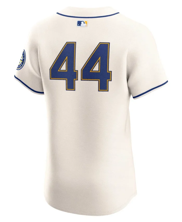 julio rodriguez Seattle Mariners Alternate Elite Player Jersey- Cream