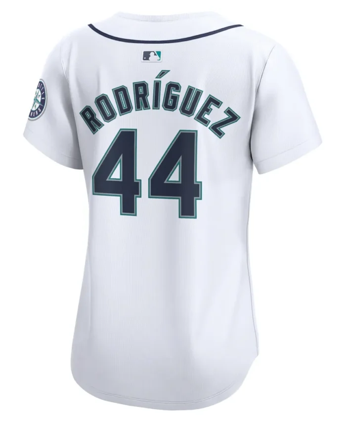 Julio Rodriguez Seattle Mariners Women Home Limited Player Jersey- White
