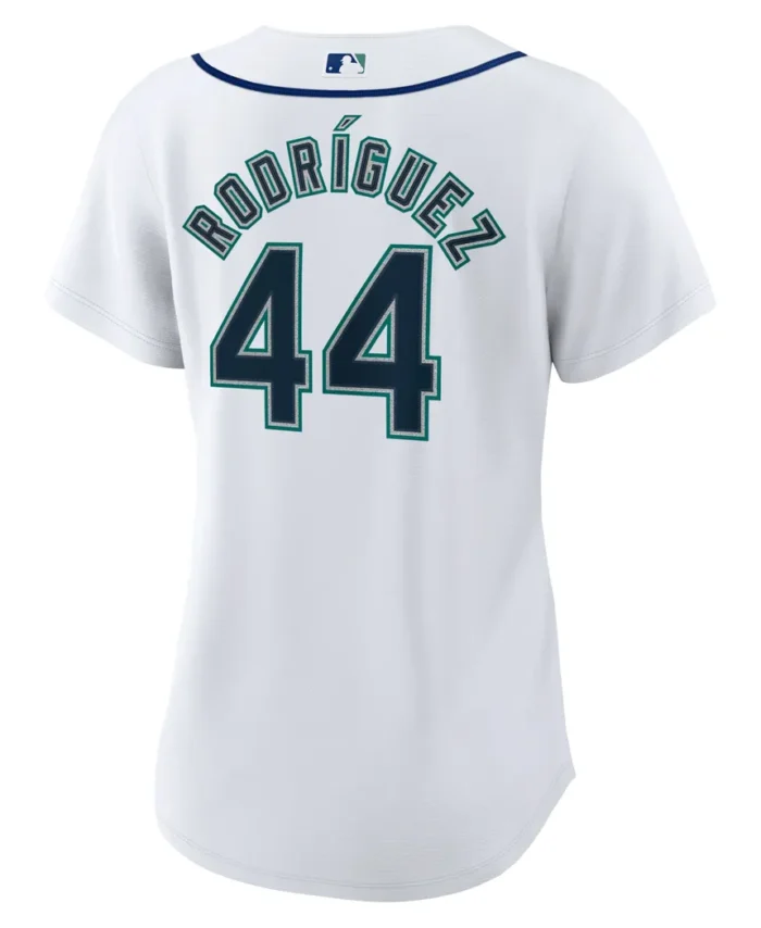 Julio Rodriguez Seattle Mariners Women Home Replica Player Jersey- White