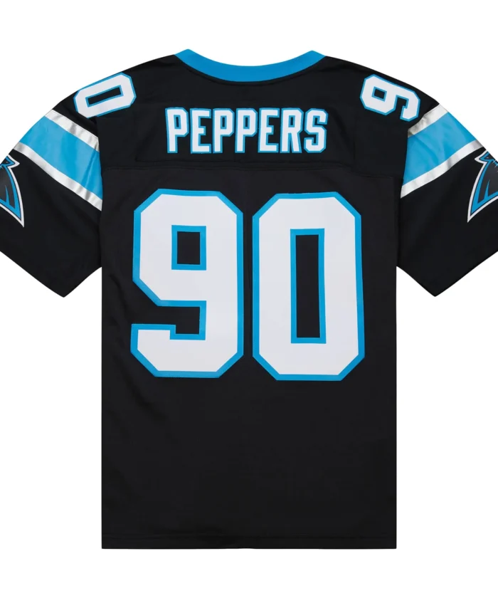 Julius Peppers Carolina Panthers Mitchell & Ness Big & Tall 2003 Alternate Legacy Retired Player Jersey - Black