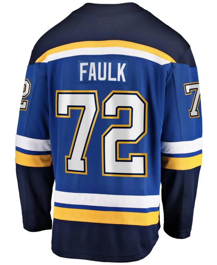 Justin Faulk St. Louis Blues Fanatics Home Breakaway Player Jersey - Blue