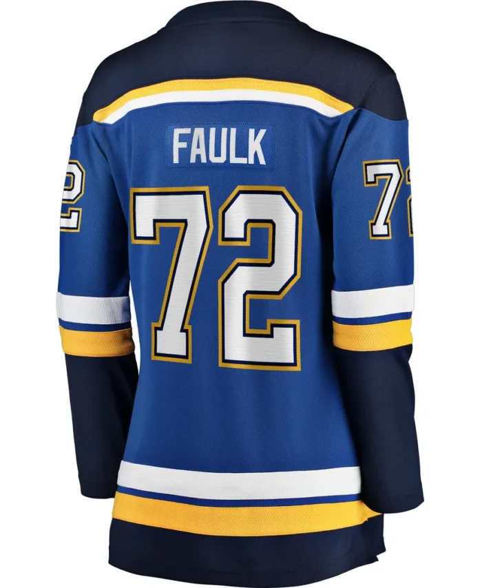 Justin Faulk St. Louis Blues Fanatics Women Home Breakaway Player Jersey - Blue