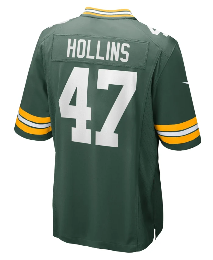 Justin Hollins Green Bay Packers Home Game Player Jersey - Green