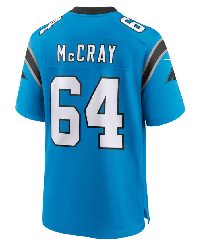 Justin McCray Carolina Panthers Alternate Game Jersey - Blue