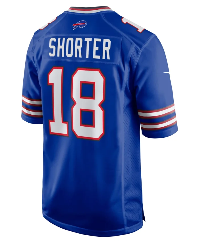 Justin Shorter Buffalo Bills Home Game Jersey - Royal