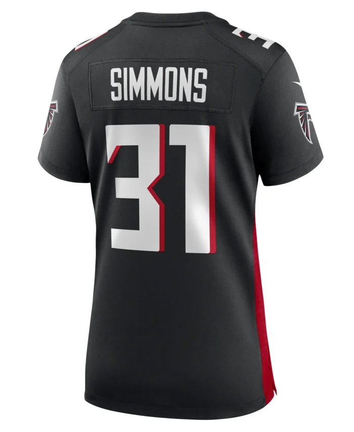 Justin Simmons Atlanta Falcons Women's  Game Jersey -  Black