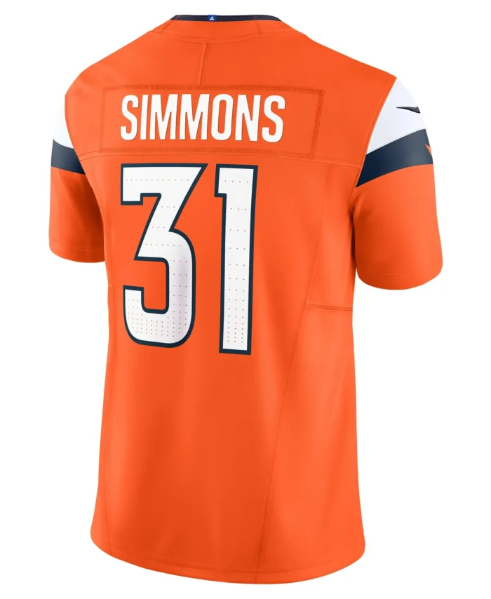 Justin Simmons Denver Broncos Vapor F.U.S.E. Limited Jersey - Orange