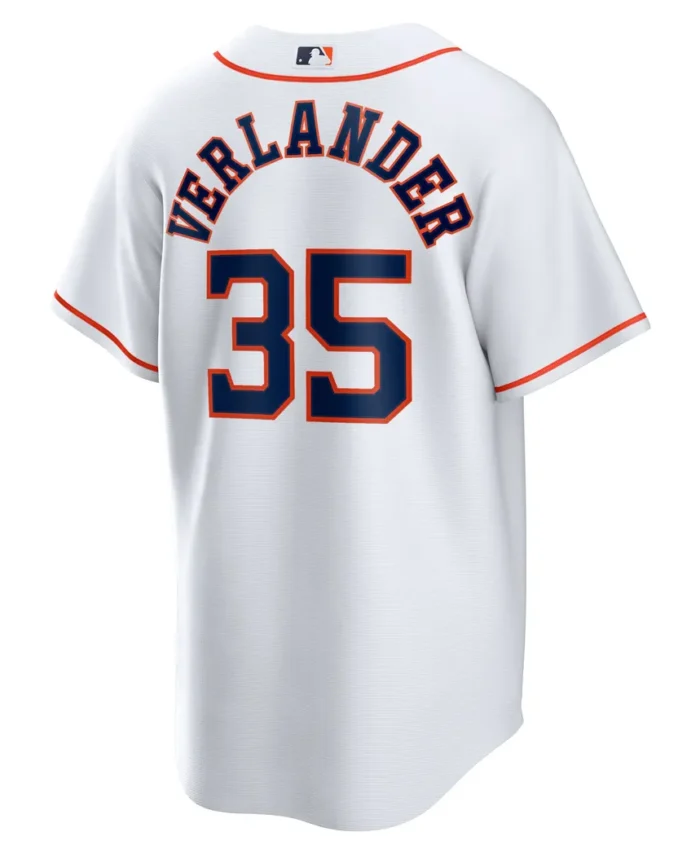 Justin Verlander Houston Astros Home Replica Player Name Jersey - White