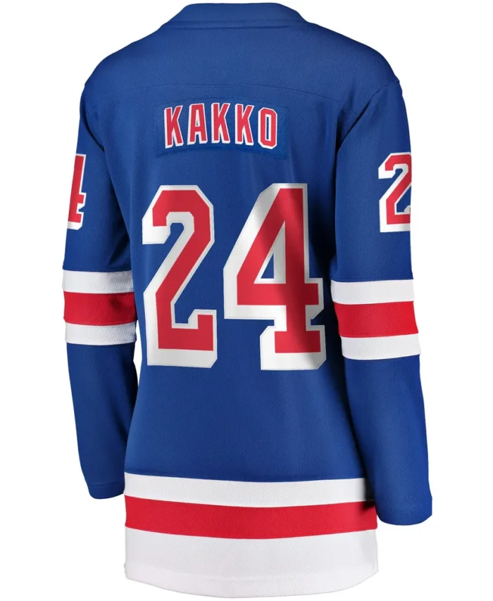 Kaapo Kakko New York Rangers Fanatics Women Replica Player Jersey - Blue